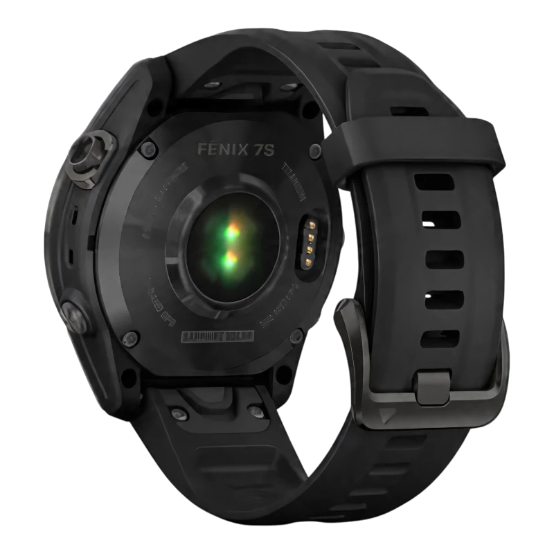 Garmin Fenix 7S Sapphire Solar титановый угольно-серый