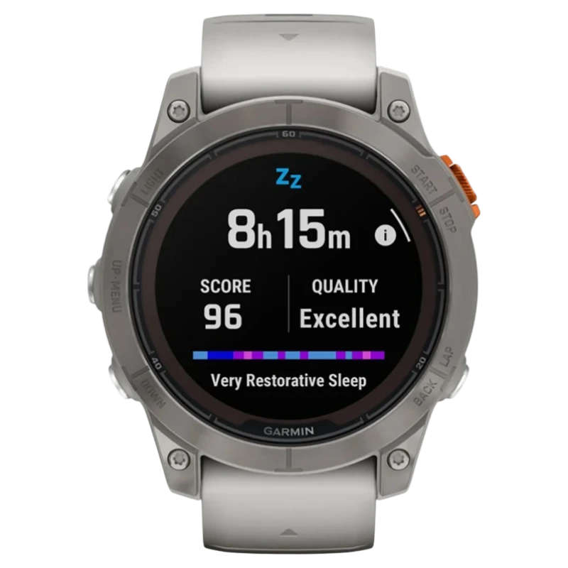 Спортивные часы Garmin fenix 7 Pro Sapphire Solar Edition, 47 мм, каштановый кожаный ремешок, чёрный силиконовый ремешок