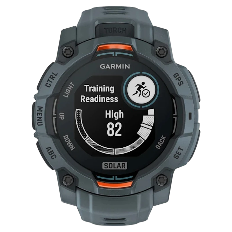 Спортивные часы Garmin Instinct 3, 45 мм, Solar, силиконовый ремешок сумеречного цвета