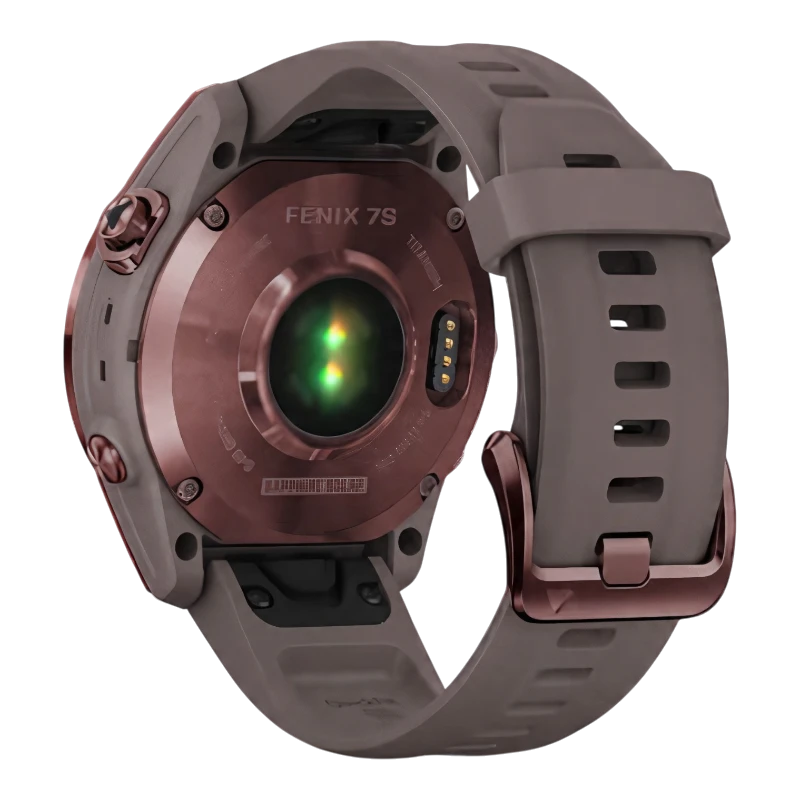 Garmin Fenix 7S Sapphire Solar титановый темно-бронзовый