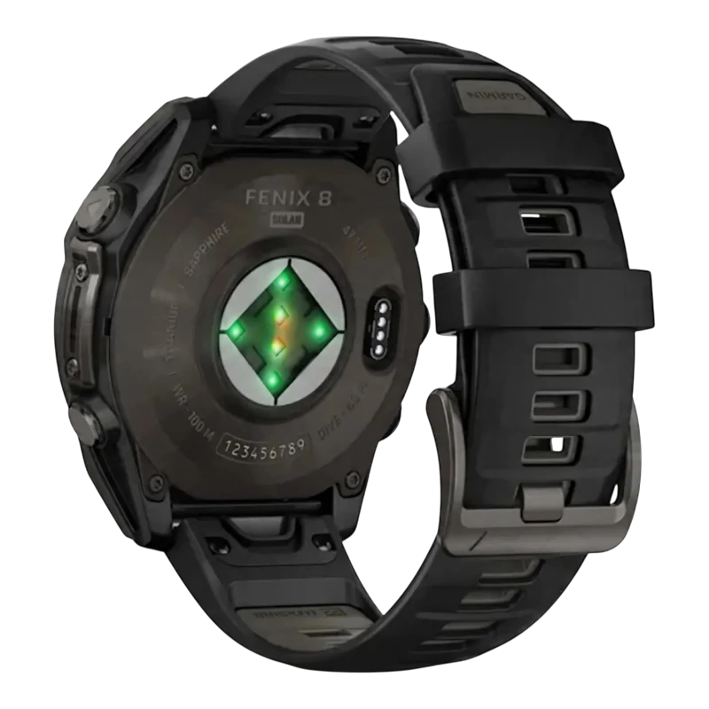 Garmin Fenix 8 47 мм Solar Sapphire Carbon Gray