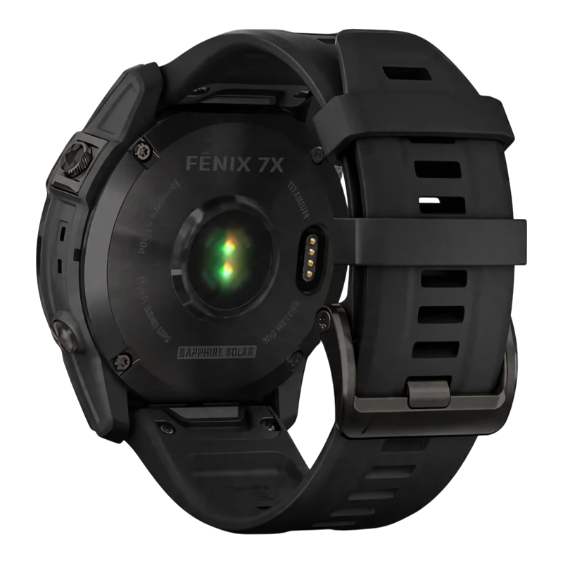 Garmin Fenix 7X Sapphire Solar титановый угольно-серый