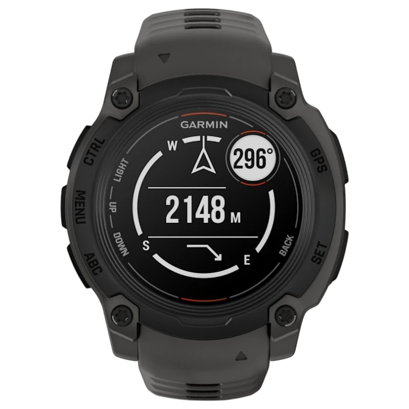 Спортивные часы Garmin Instinct E, 40 мм, силиконовый ремешок угольного цвета