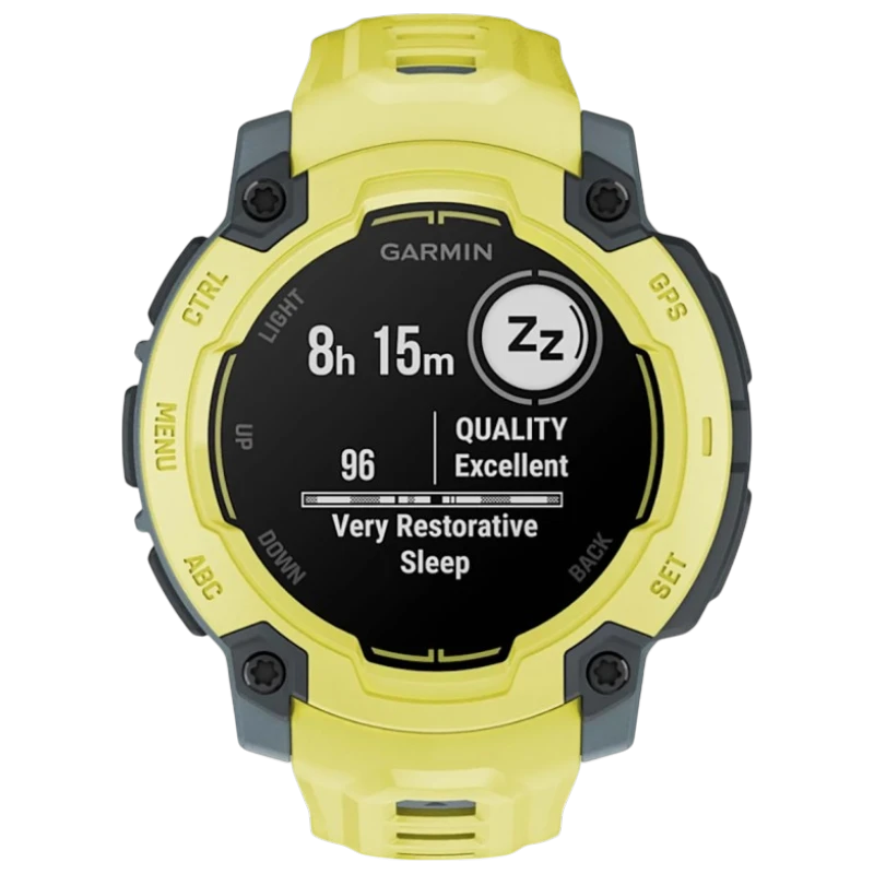 Спортивные часы Garmin Instinct E, 45 мм, силиконовый ремешок цвета «электрический лайм»
