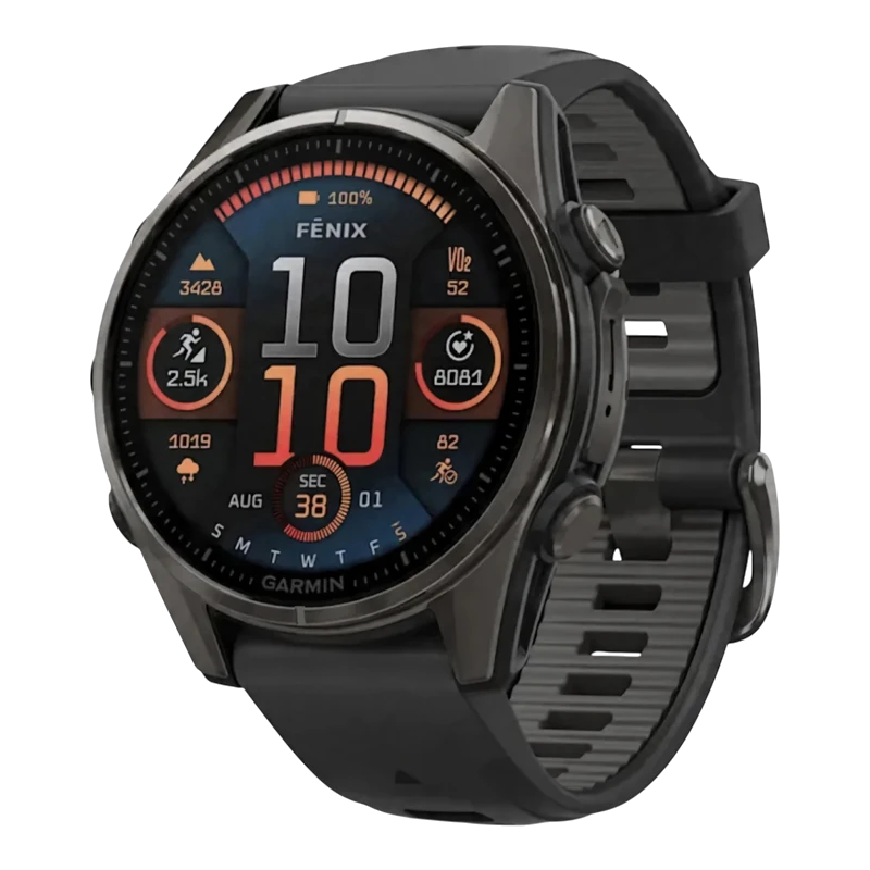 Garmin Fenix 8 47 мм AMOLED Sapphire Carbon Gray