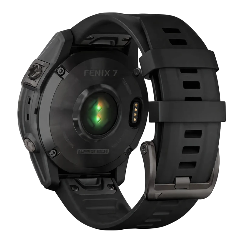 Garmin Fenix 7 Sapphire Solar титановый черный